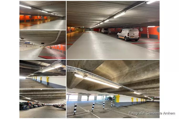 Betere en zuinigere verlichting in parkeergarages Musis en Centraal