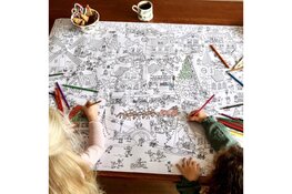 Nederlands Openluchtmuseum (Arnhem) is inspiratie voor reusachtige kleurplaat