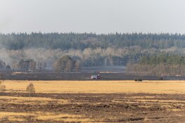 Grote brand op de heide in Ede