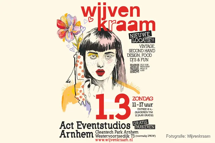 Wijvenkraam: Act Eventstudios Arnhem. De stoerste vintage & designmarkt voor ‘meiden’ van alle leeftijden