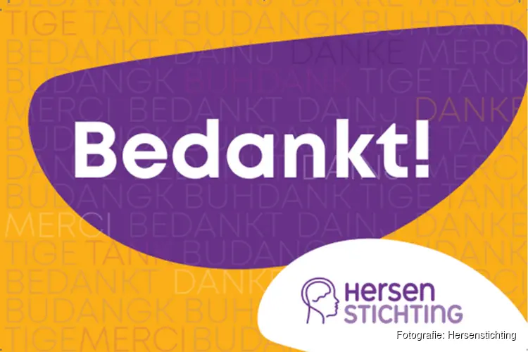 De Hersenstichting bedankt alle gulle gevers en vrijwilligers