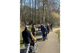 Genieten van de zon dankzij vrijwilligers