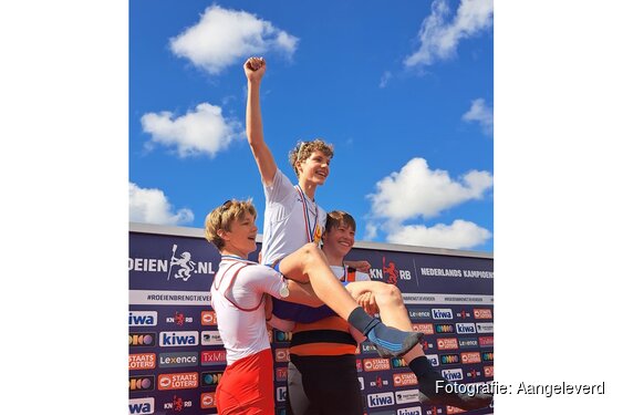 Arnhemse jeugdroeiers winnen goud en brons tijdens NK jeugd!