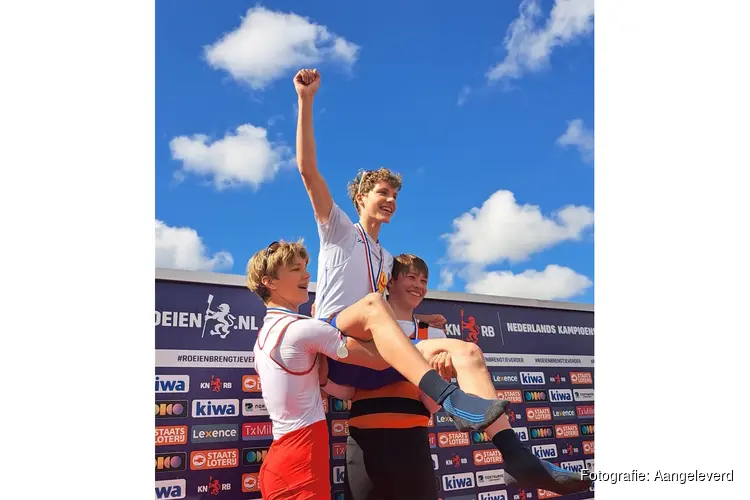 Arnhemse jeugdroeiers winnen goud en brons tijdens NK jeugd!