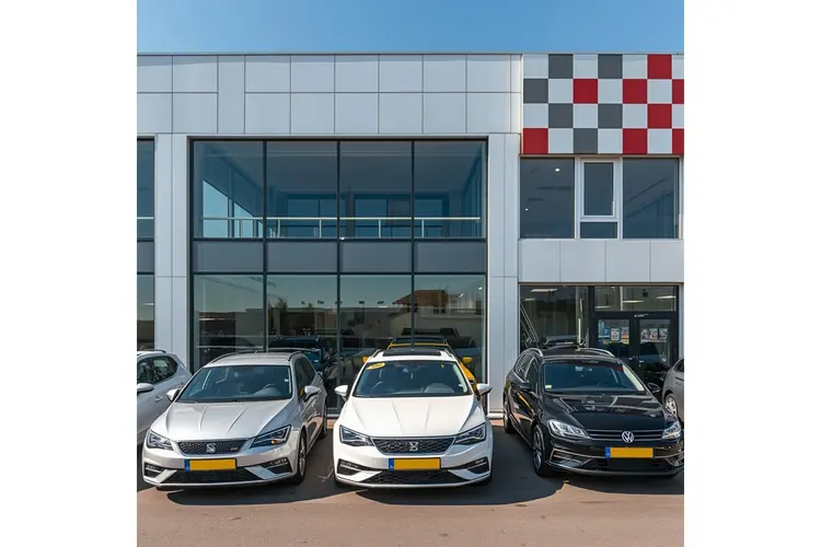 De markt voor tweedehands auto's in Arnhem