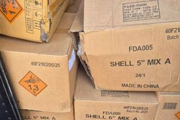 Zeven verdachten aangehouden en 3800 kilo zwaar vuurwerk in beslag genomen